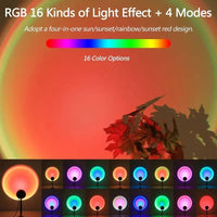 Sunset Lamp Projection Night Light lamp Light With Remote(PREMIUM QUALITY)