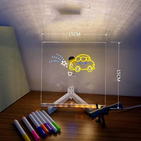 3D Acrylic Writing Board with Pen & Light