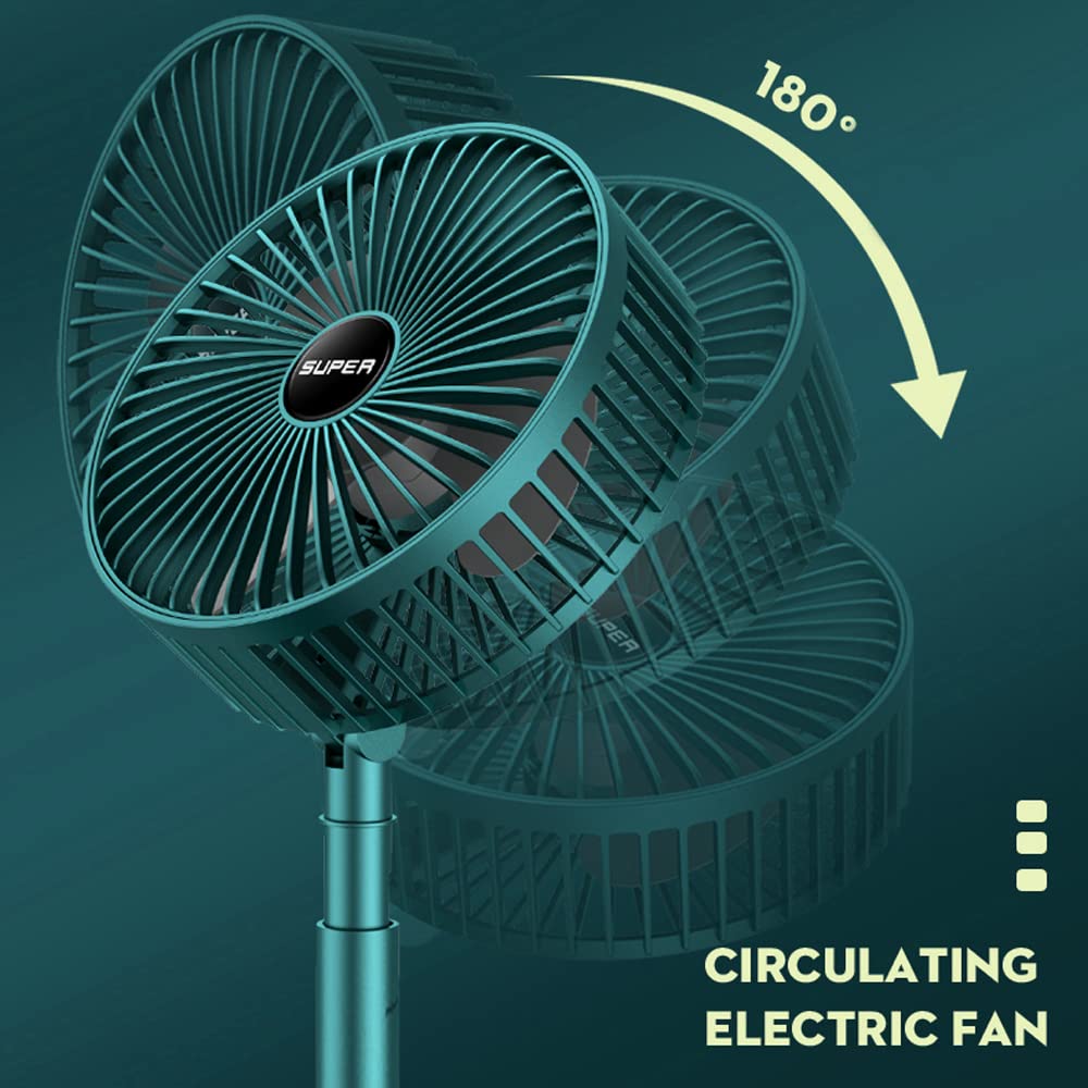 Foldable Rechargeable Desk Fan | Portable USB Cooling Fan for Home, Office & Travel