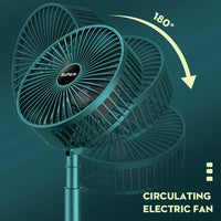 Foldable Rechargeable Desk Fan | Portable USB Cooling Fan for Home, Office & Travel