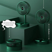 Foldable Rechargeable Desk Fan | Portable USB Cooling Fan for Home, Office & Travel