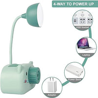 Cute Cartoon LED Reading Light Pen Holder