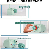 Cute Cartoon LED Reading Light Pen Holder