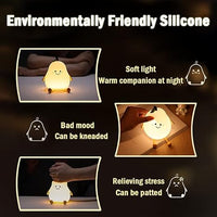 Cute Silicone Pear LED Night Lamp