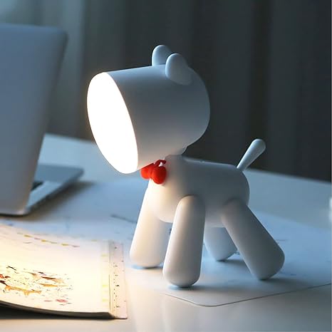 Cute Puppy Shape Lamp Animal LED Night Light Adjustable Brightness & Children's Eye Care Night light