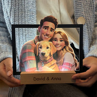 Personalized Cartoon Portrait Photo Frame Night Light