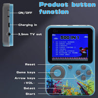 Retro GameBox 500 Games in 1 (Premium Quality) by Veraastore"
