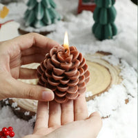 Pine Cone Candle - Pack of 3