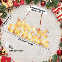 LED “Merry Christmas” Light Sign