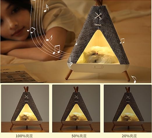 Cat Tent House Night Light & Speaker  image 4