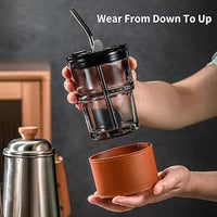 Glass Tumbler ( BUY 1 GET 1 FREE ) Random color only