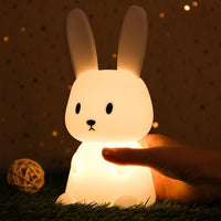 Cute Silicone Bunny Night Light