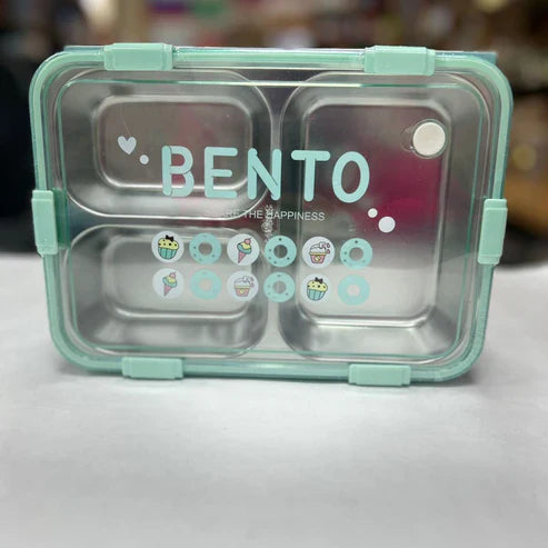 Personalized Stainless Steel Bento Lunch Box (3 Grid)