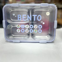 Personalized Stainless Steel Bento Lunch Box (3 Grid)