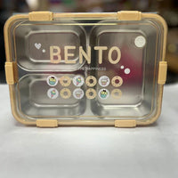 Personalized Stainless Steel Bento Lunch Box (3 Grid)