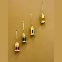 Moroccan-Style Hanging Lanterns Set of 4