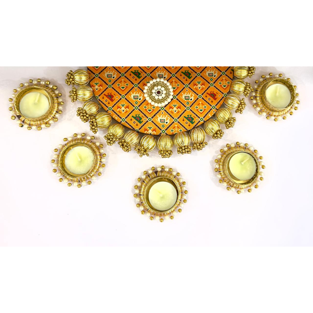 Traditional Rangoli Tealight