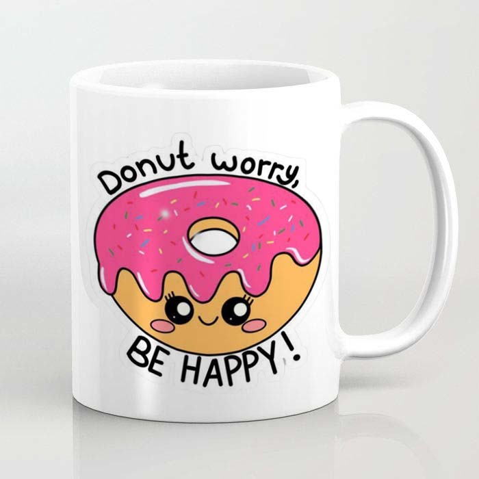 Donut Worry Ceramic Mug