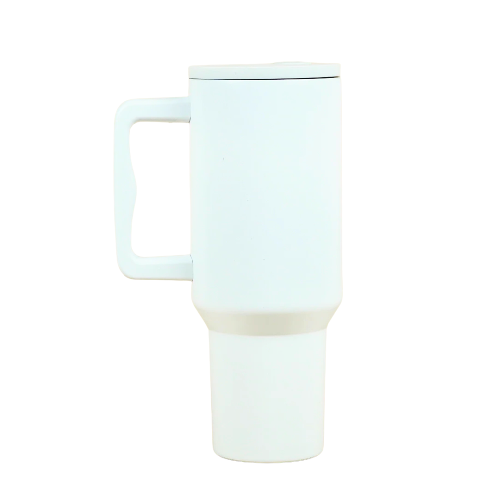 Pure Frost Minimal Tumbler (Classic White)