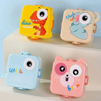 Personalized square stainless steel kids Bento Lunch Box