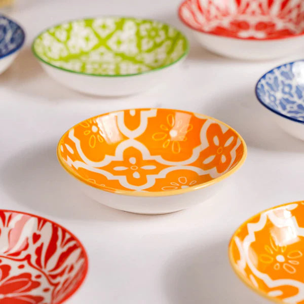 Artisan’s Touch – Handcrafted Ceramic Bowls Set of 8 (70ml)