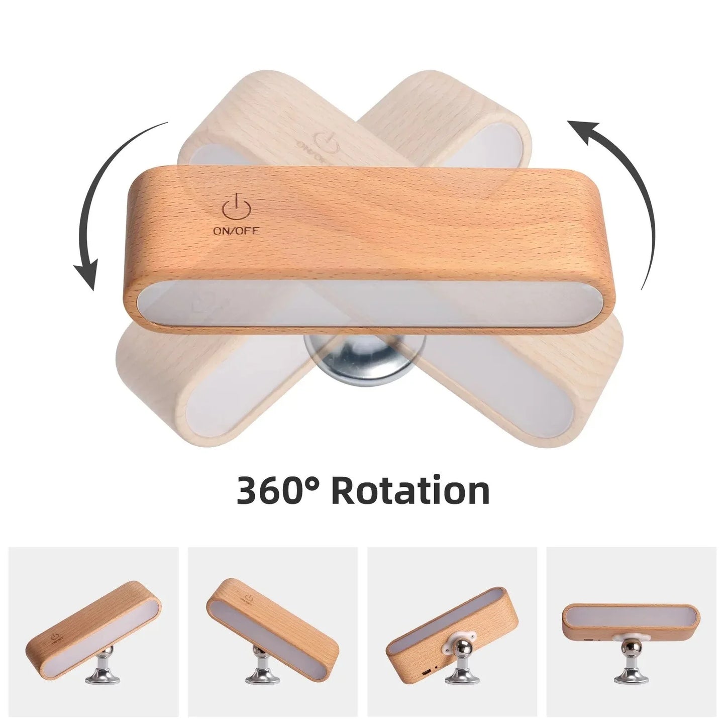 Rotating Magnetic Night Lamp