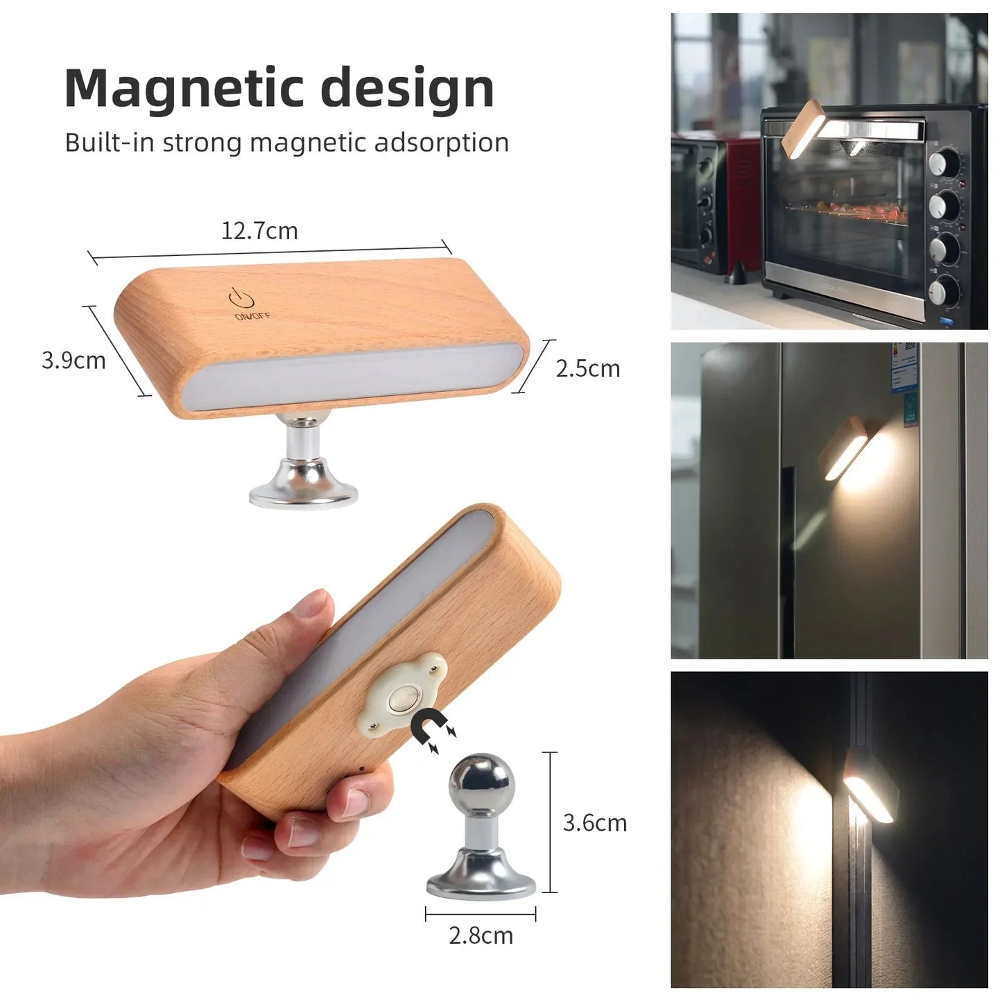 Rotating Magnetic Night Lamp