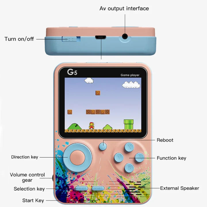 Retro GameBox 500 Games in 1 (Premium Quality) by Veraastore"