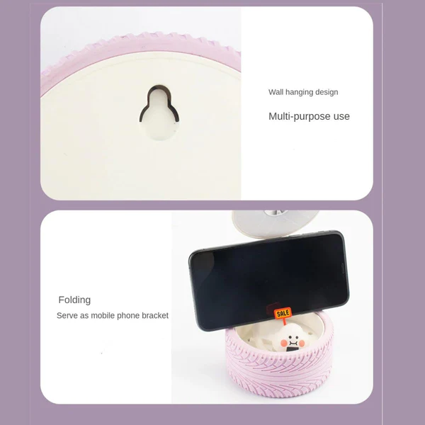Tyre Wheel LED Table Lamps Desk Kids Bedroom Rechargeable Night Light