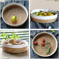 Handwoven Natural Jute Multipurpose Basket