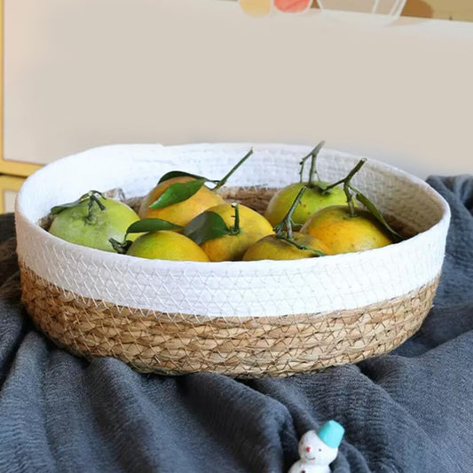 Handwoven Natural Jute Multipurpose Basket