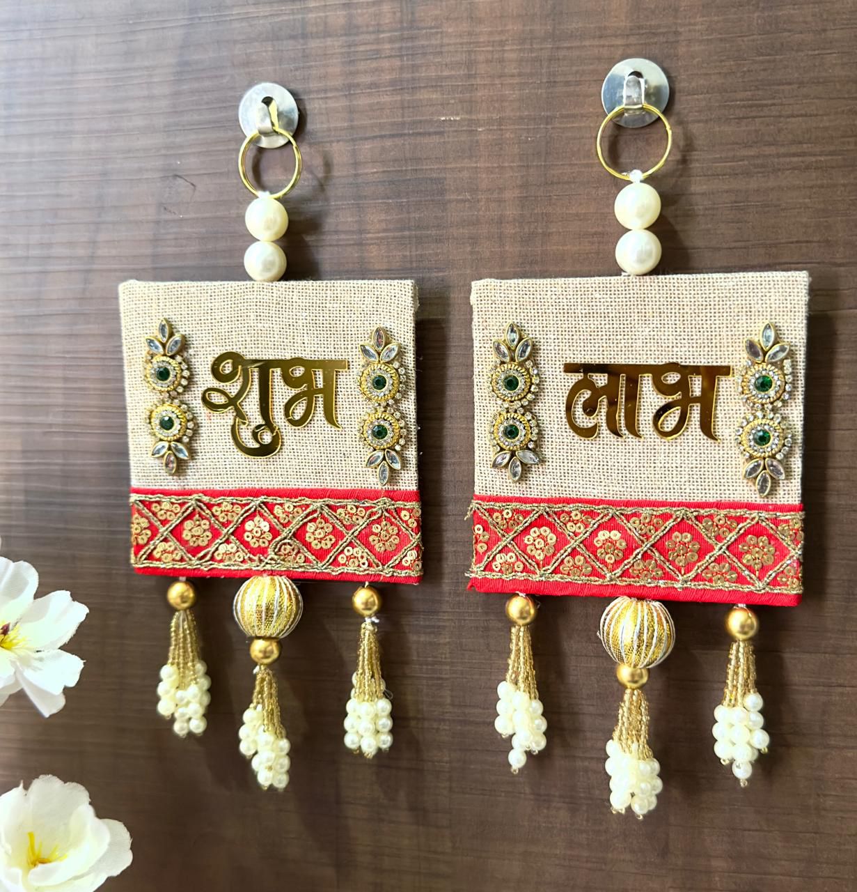 Traditional “Shubh Labh” Wall Hanging