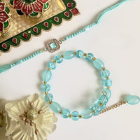 Beaded Bliss Rakhi – Crafted With Care