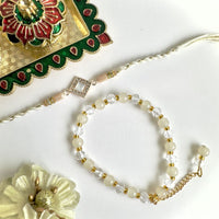 Beaded Bliss Rakhi – Crafted With Care