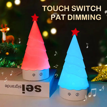 Christmas Tree Touch Sensor Light 7 Color Kawaii Christmas Lamp