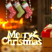 LED “Merry Christmas” Light Sign
