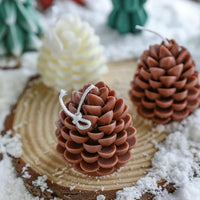 Pine Cone Candle - Pack of 3