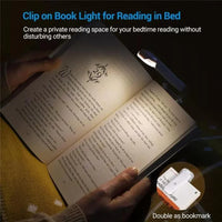 Rechargeable Book Reading Light | Brightness and Temperature Adjustable