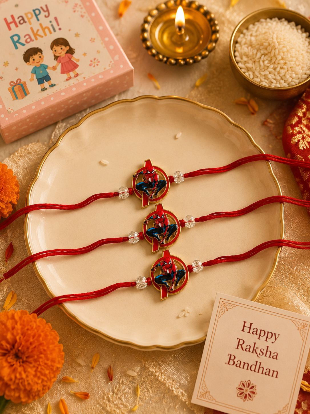 Spider-Man Spinner Rakhi – A Hero's Choice for Little Brothers