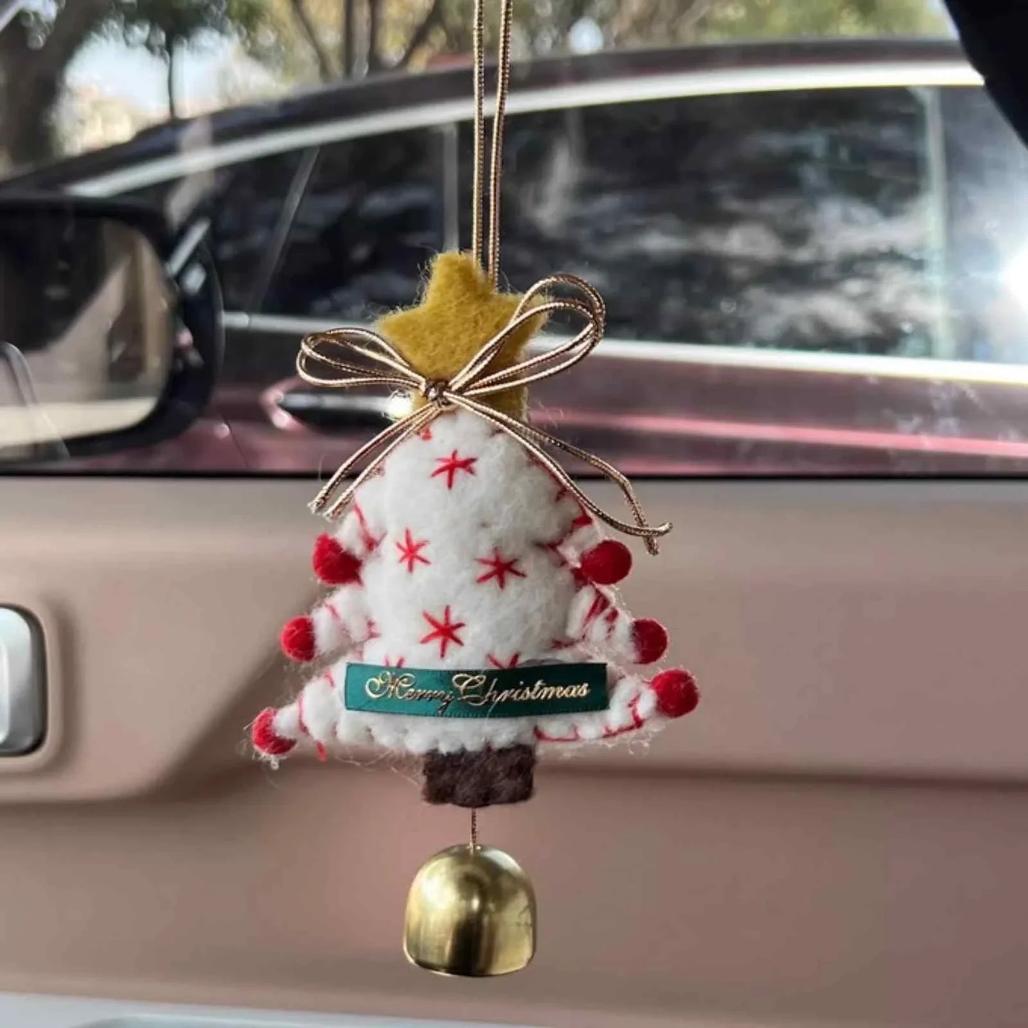 Plush Christmas Tree Ornament ( 2 Pcs )