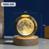 3D Crystal Enchant Your Space with the Radiance of the Crystal Ball Lamp