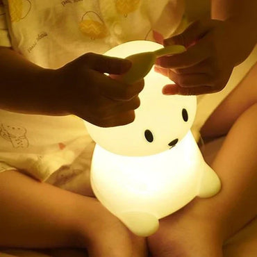 Cute Silicone Bunny Night Light