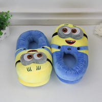 Minions Plush Non Slip Winter Slippers (Universal Size)