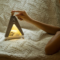 Cute Cat House in Tent Shape Lamp Night Light with Wireless Bluetooth Speaker for Bedroom, Home,  office, Party, Room décor,  Valentine,  Birthday Gifts etc.