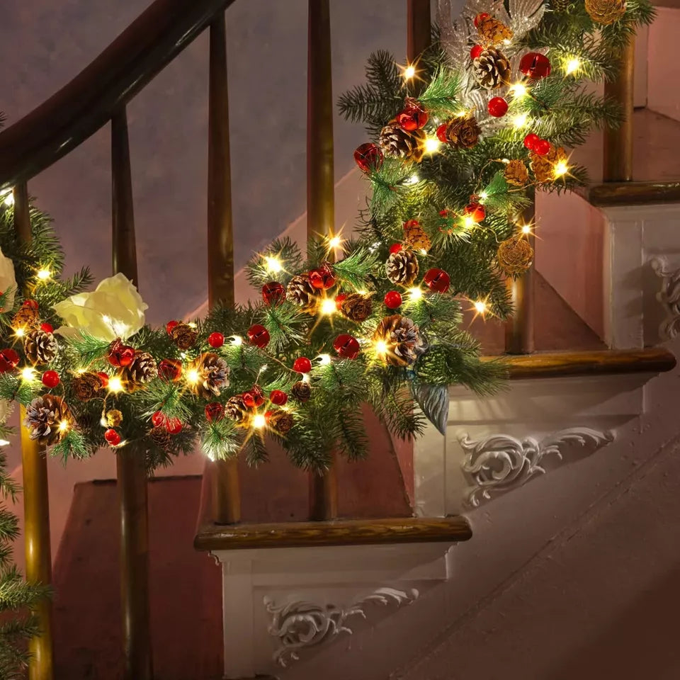 Christmas PineCones String Lights