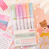 Pattern Roller Color Pen Set Of 6