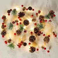 Christmas PineCones String Lights