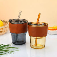 Glass Tumbler ( BUY 1 GET 1 FREE ) Random color only