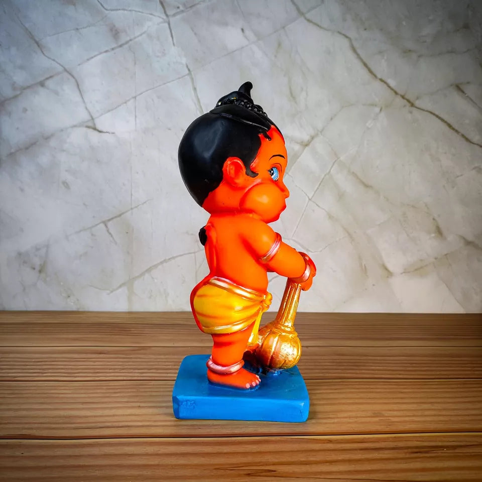 Handcrafted Baby Bal Hanuman ji Bajrangbali Idol for Home Decor