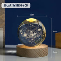 3D Crystal Enchant Your Space with the Radiance of the Crystal Ball Lamp
